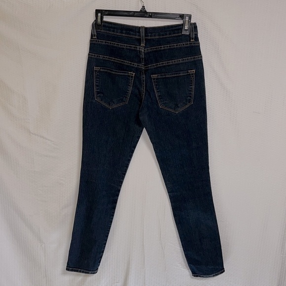Judy Blue Los Angeles Dark Wash High Rise Button Fly Skinny Jean - Size 1 - Picture 2 of 7